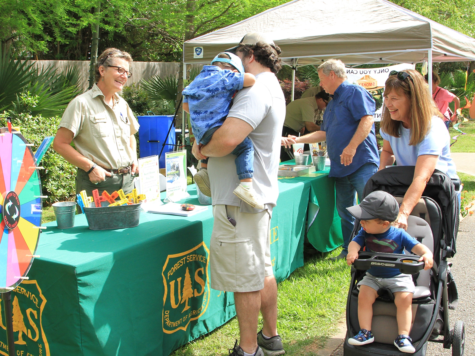 Earth Day interactive booth