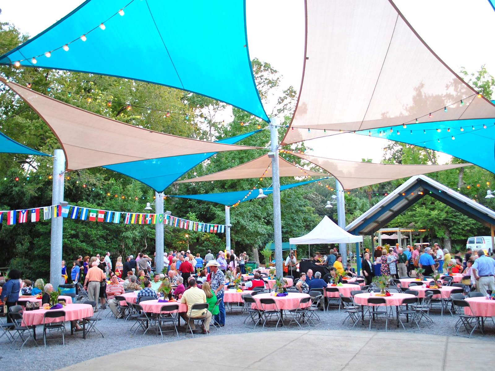 Alexandria Zoo's Festival Plaza hosting an event